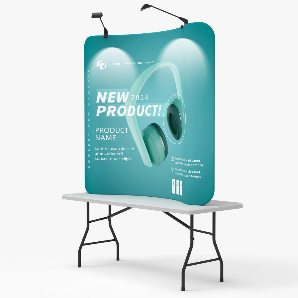 Curved Tension Fabric Display - Image 7
