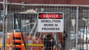 Demolition Construction Fence Signs - Image 2