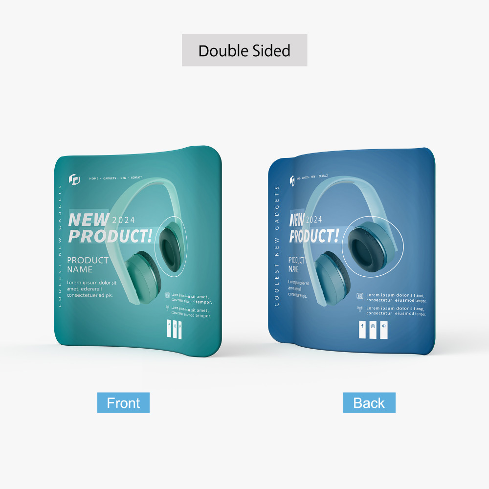 Curved Tension Fabric Display - Image 4
